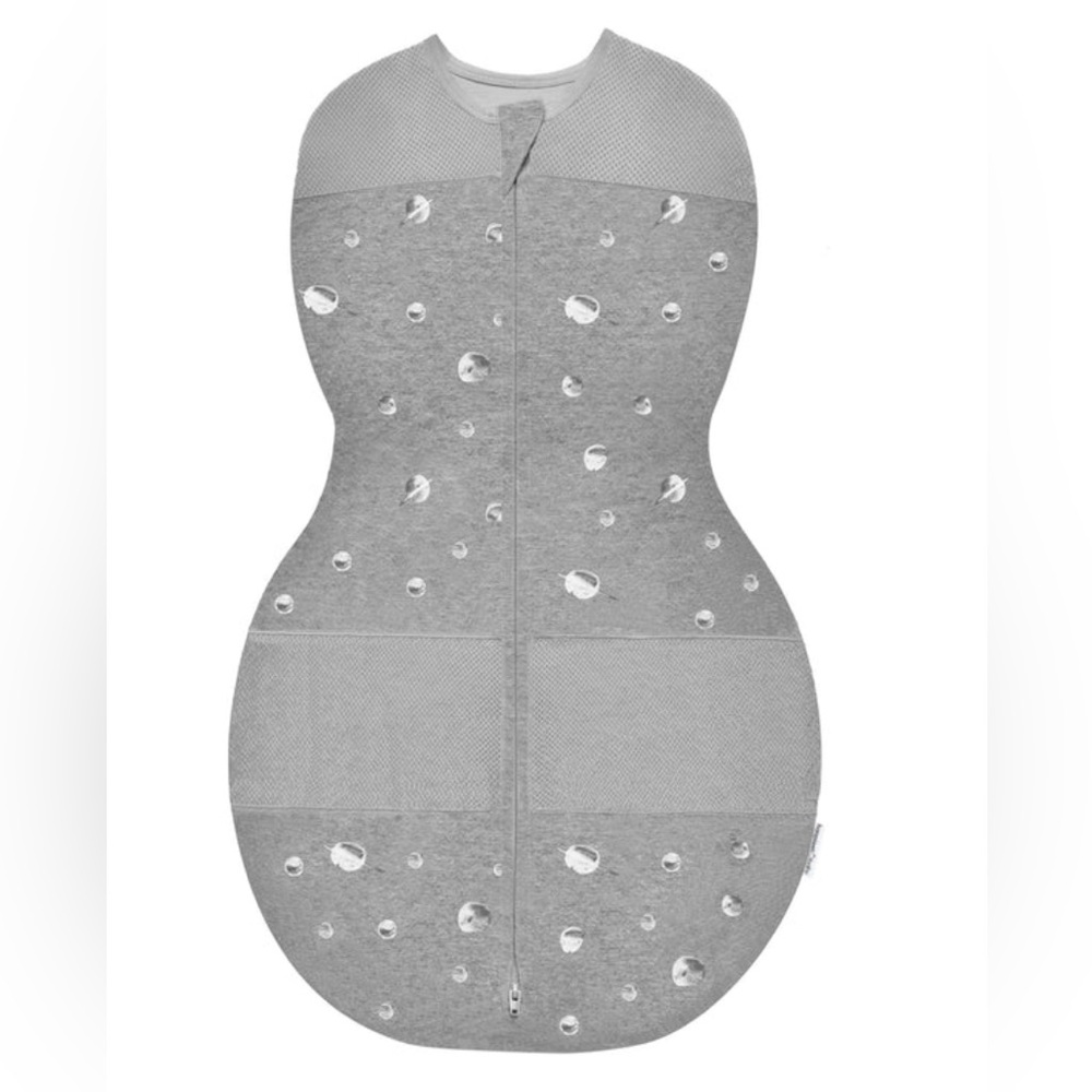 Sleepea Baby Swaddle- Graphite Planets